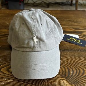 NWT Gray Polo Hat
